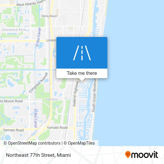 Northeast 77th Street map