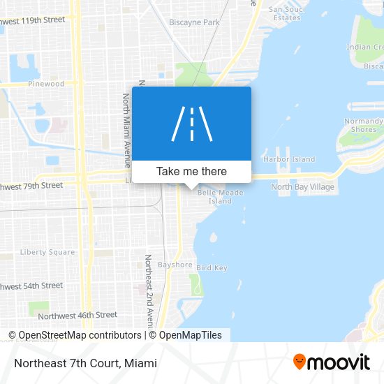 Mapa de Northeast 7th Court