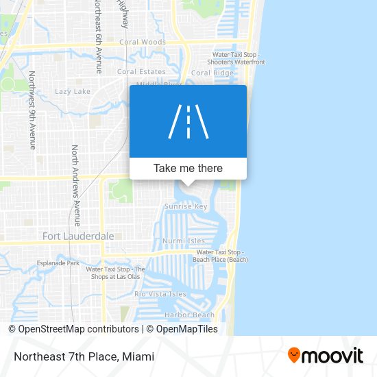 Mapa de Northeast 7th Place
