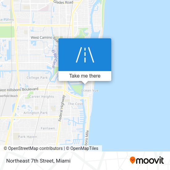 Mapa de Northeast 7th Street