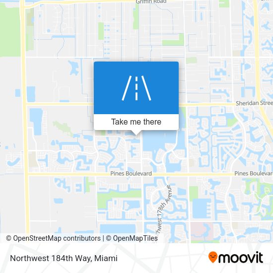 Mapa de Northwest 184th Way