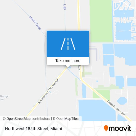 Mapa de Northwest 185th Street