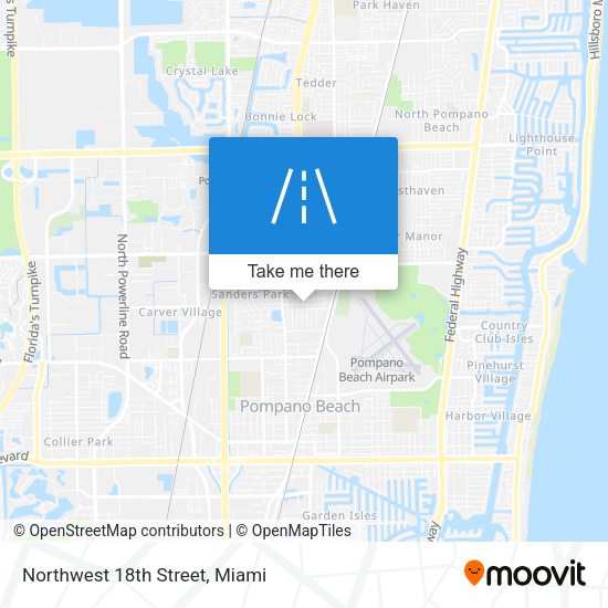 Mapa de Northwest 18th Street