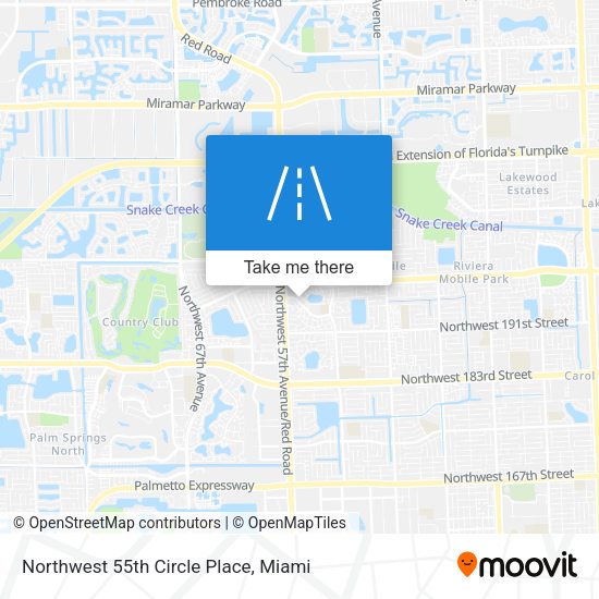 Northwest 55th Circle Place map