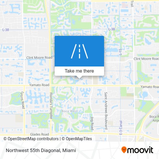 Mapa de Northwest 55th Diagonal