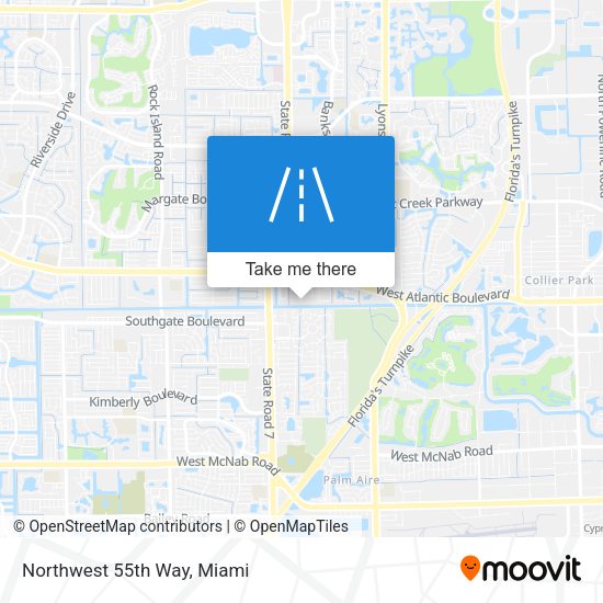 Mapa de Northwest 55th Way