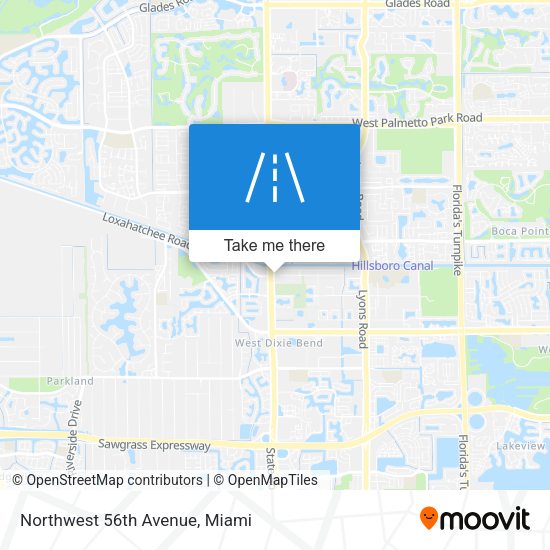 Northwest 56th Avenue map