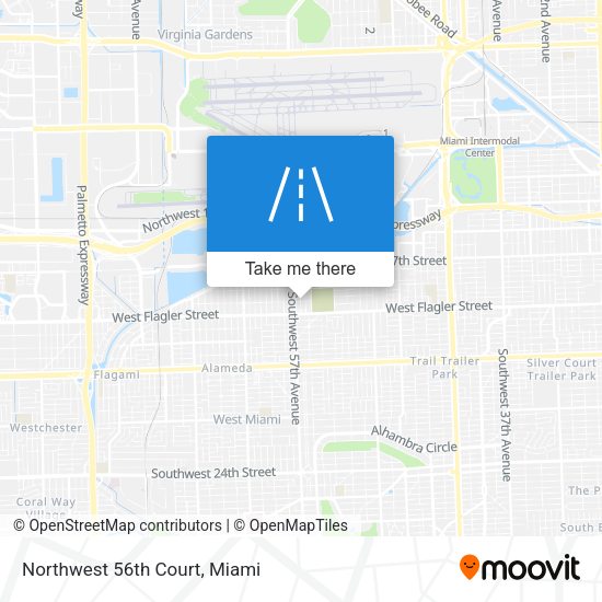 Northwest 56th Court map