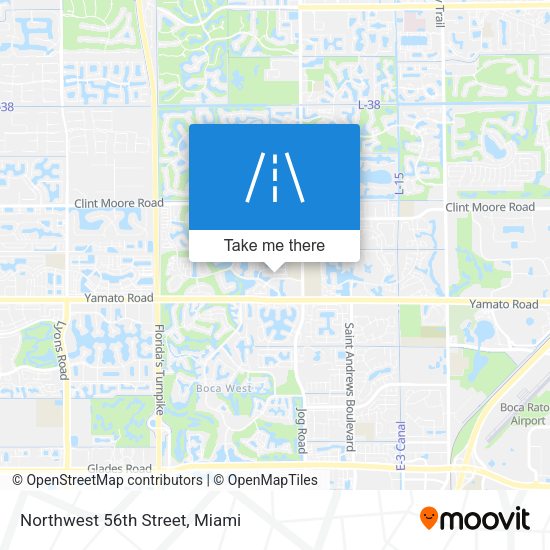 Northwest 56th Street map
