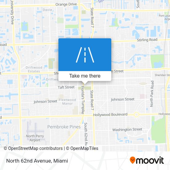 Mapa de North 62nd Avenue
