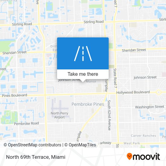 Mapa de North 69th Terrace