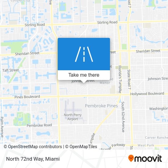 Mapa de North 72nd Way