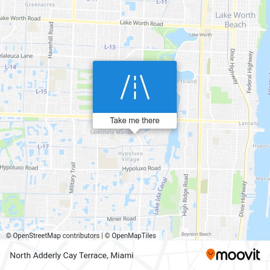 Mapa de North Adderly Cay Terrace
