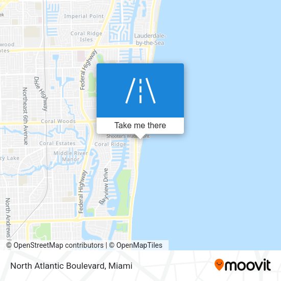 North Atlantic Boulevard map