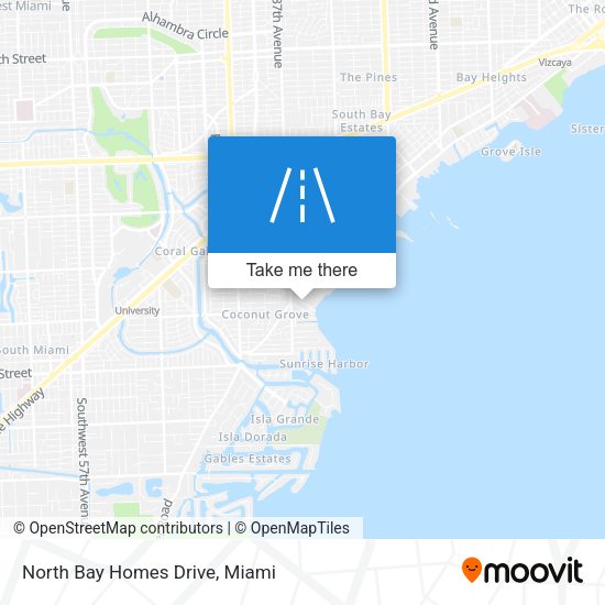 Mapa de North Bay Homes Drive