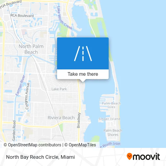 North Bay Reach Circle map