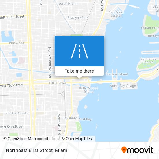 Mapa de Northeast 81st Street