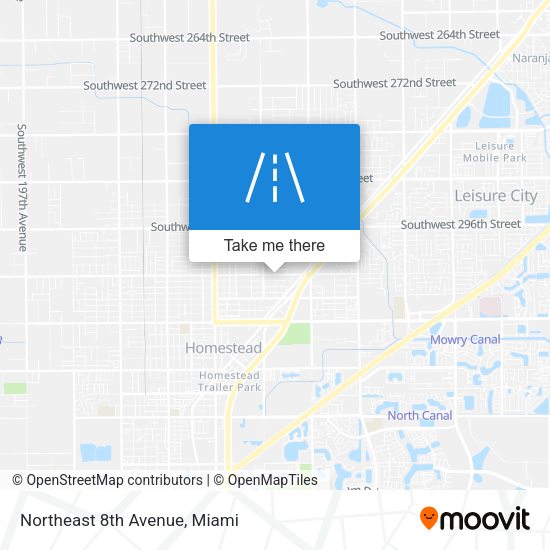 Northeast 8th Avenue map