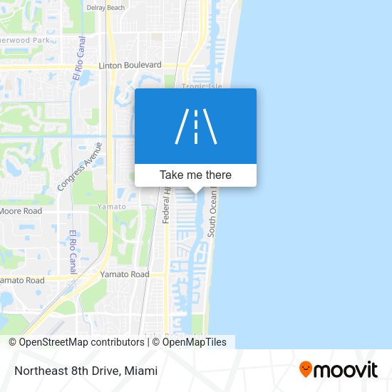 Mapa de Northeast 8th Drive