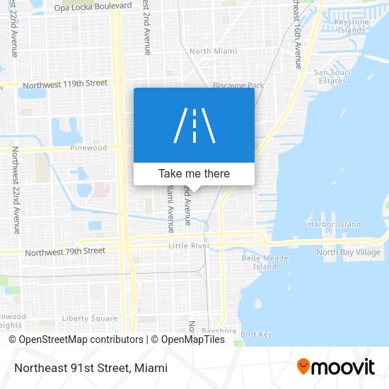Mapa de Northeast 91st Street