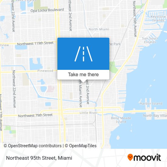 Mapa de Northeast 95th Street