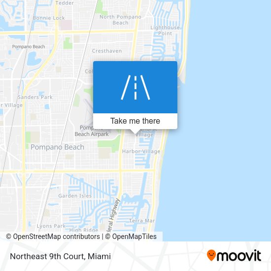 Mapa de Northeast 9th Court
