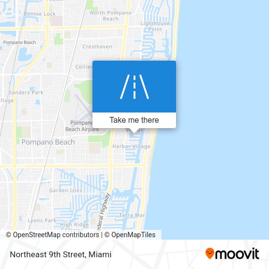 Mapa de Northeast 9th Street