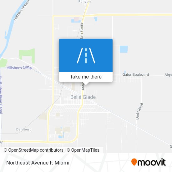 Mapa de Northeast Avenue F