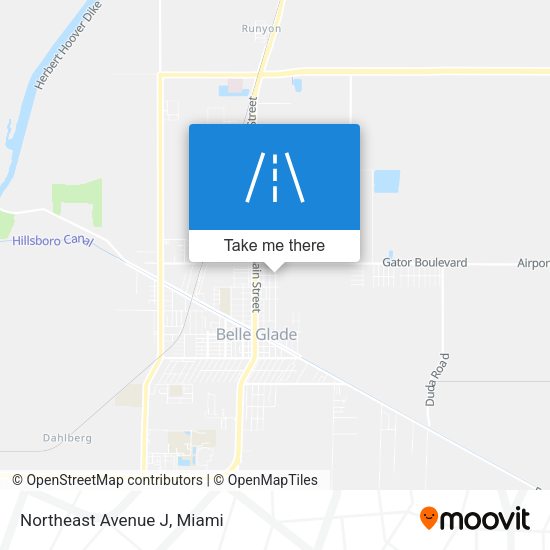 Mapa de Northeast Avenue J