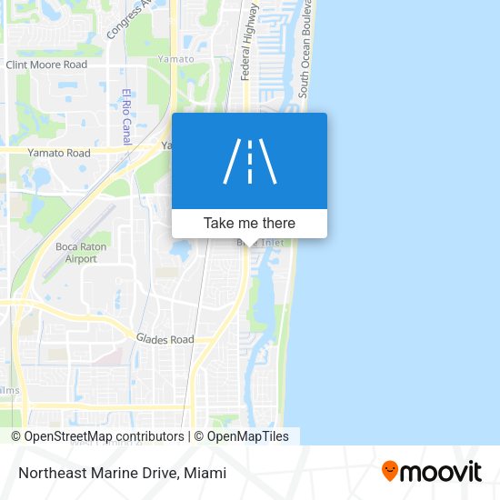 Mapa de Northeast Marine Drive
