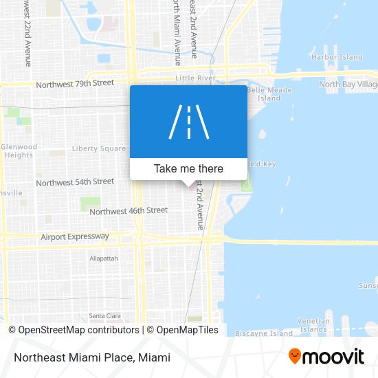 Mapa de Northeast Miami Place
