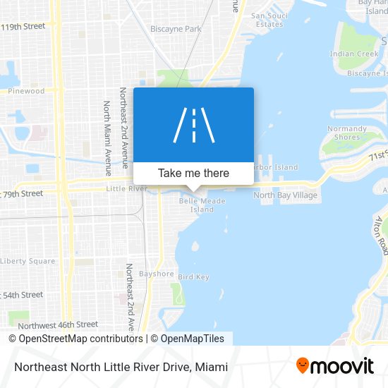 Mapa de Northeast North Little River Drive