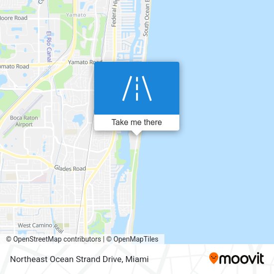 Northeast Ocean Strand Drive map