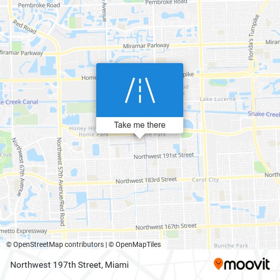 Mapa de Northwest 197th Street