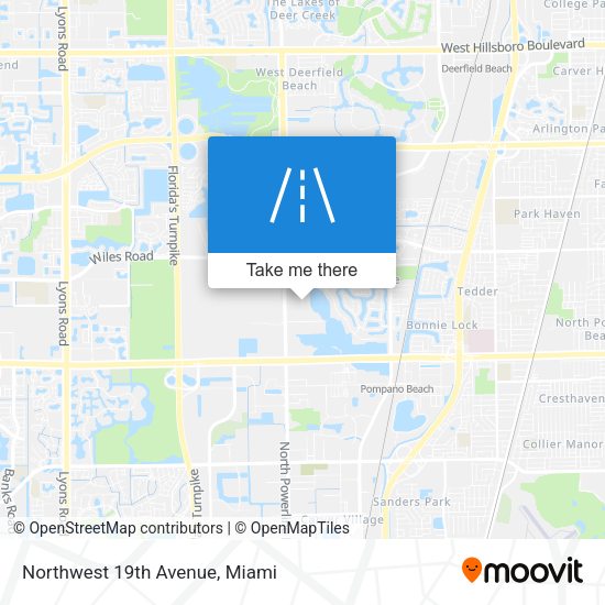 Mapa de Northwest 19th Avenue