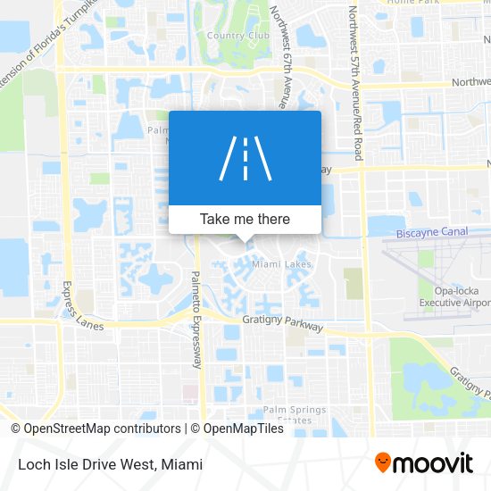 Loch Isle Drive West map