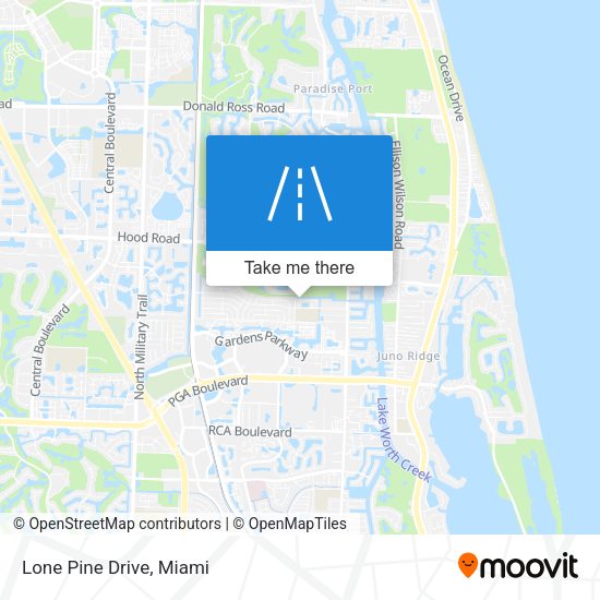Mapa de Lone Pine Drive