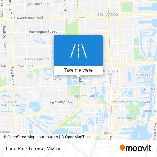 Mapa de Lone Pine Terrace