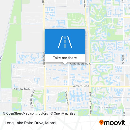 Mapa de Long Lake Palm Drive