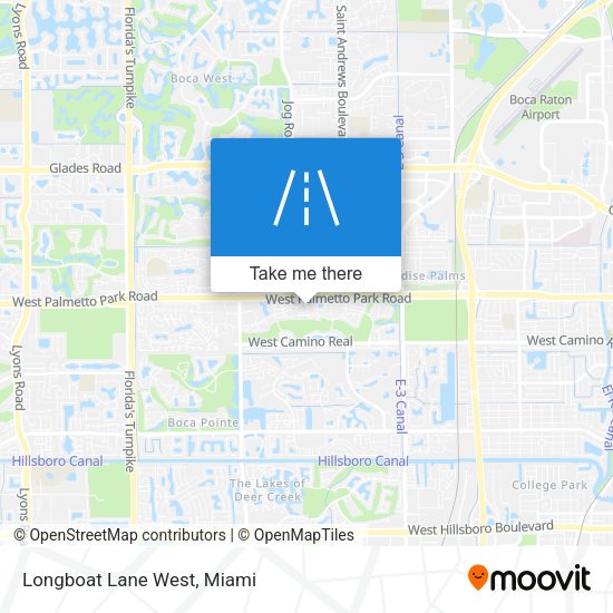 Longboat Lane West map