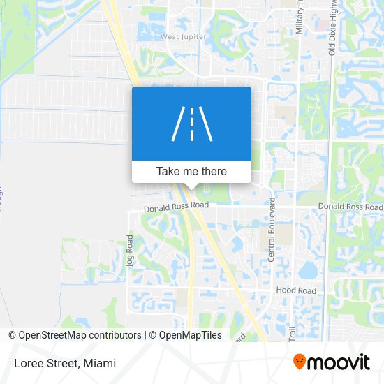 Mapa de Loree Street