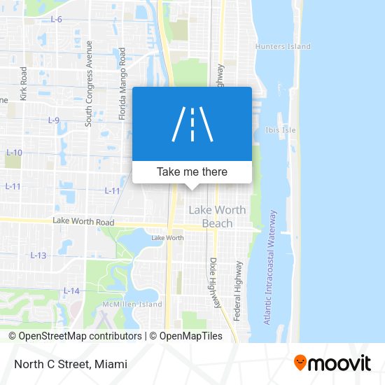 Mapa de North C Street