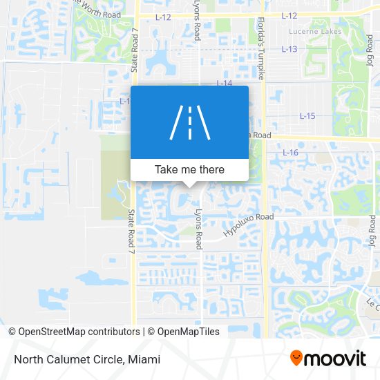 Mapa de North Calumet Circle