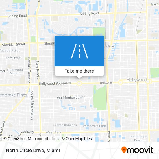Mapa de North Circle Drive