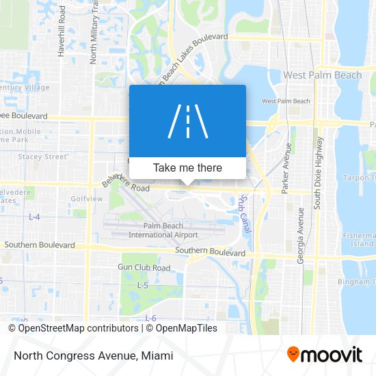 Mapa de North Congress Avenue