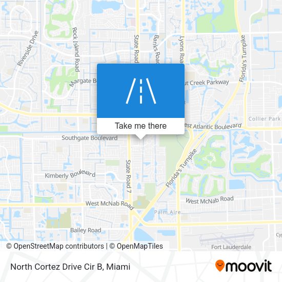 North Cortez Drive Cir B map