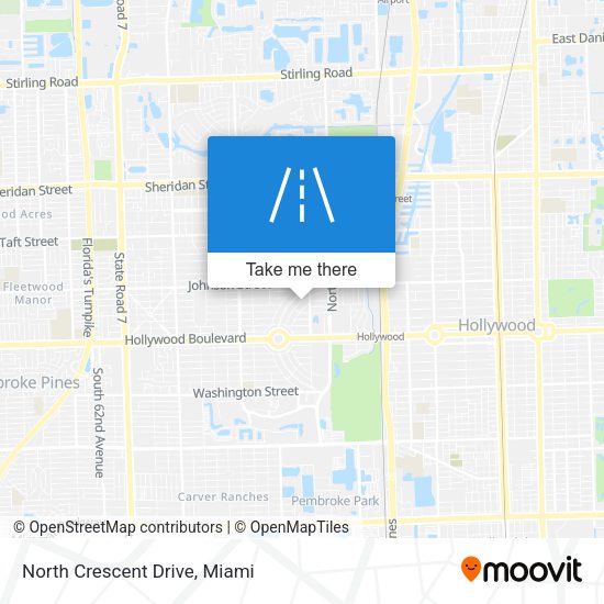 North Crescent Drive map