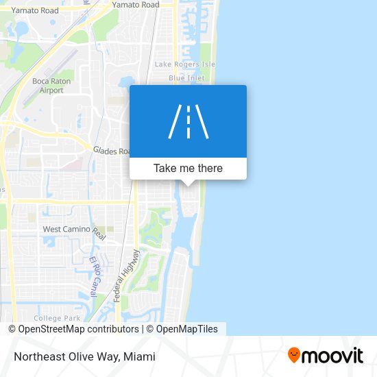 Mapa de Northeast Olive Way