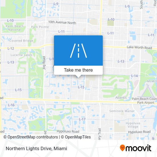 Mapa de Northern Lights Drive
