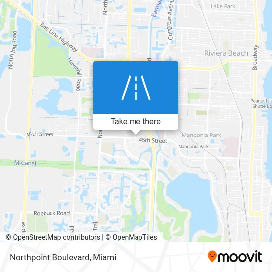 Northpoint Boulevard map